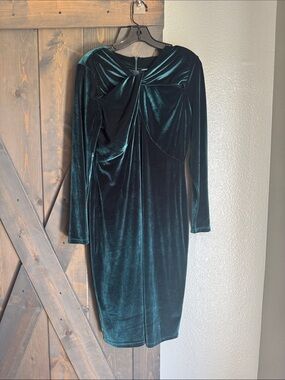 elie tahari green velvet dress Elie Tahari | Dresses | Elie Tahari Green Velvet Dress